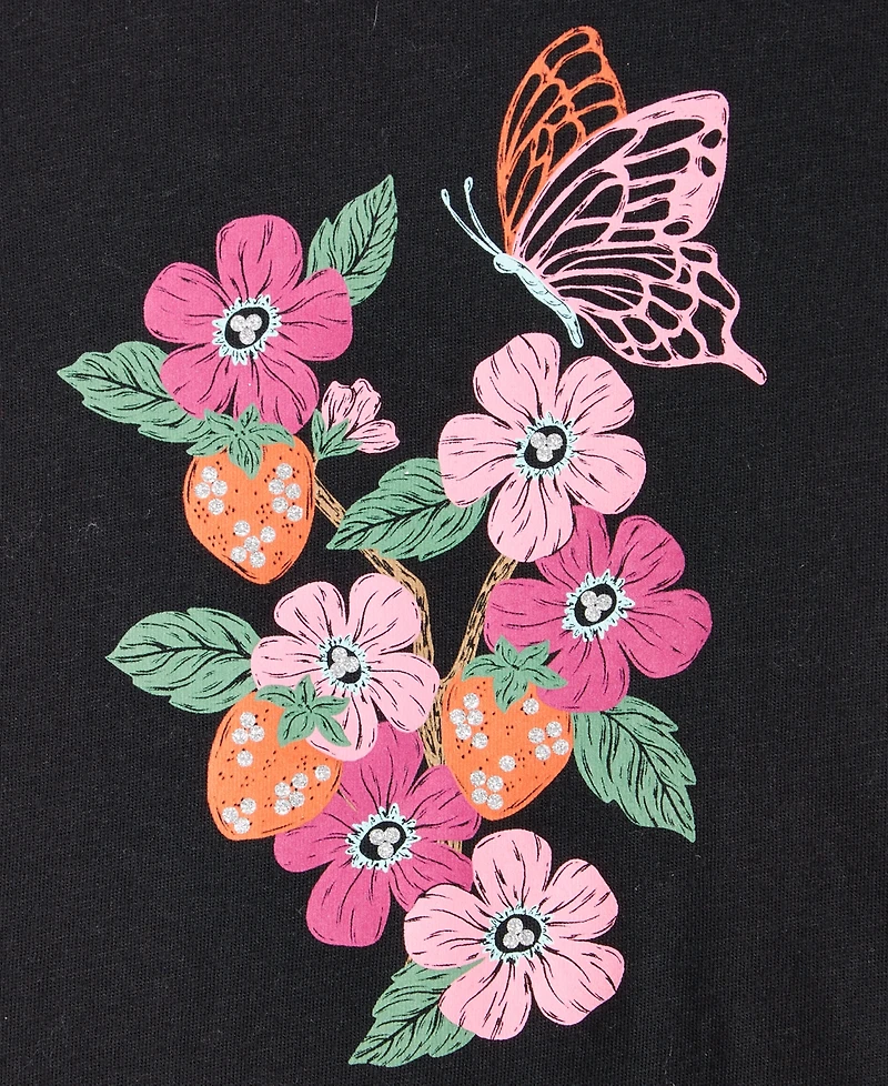 Epic Threads Girls 5-20 Floral-Graphic T-Shirt, Macy's Exclusive