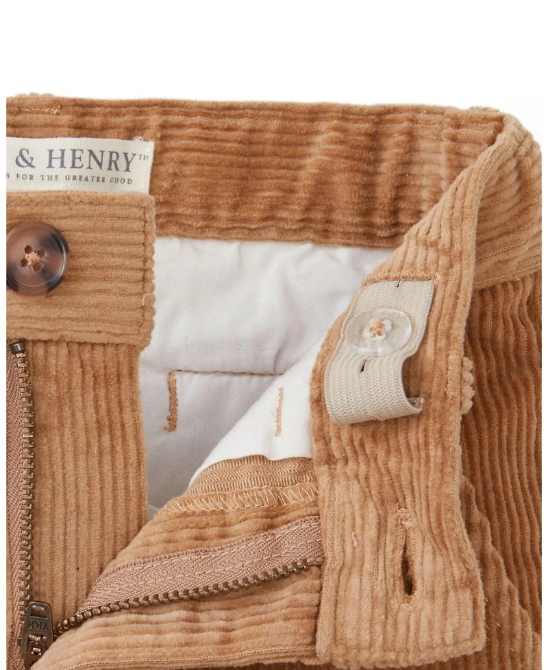 Hope & Henry Big Boys Organic Corduroy Pant
