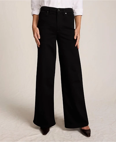 Lands' End Women's Denim High Rise Extra Wide Leg Jeans