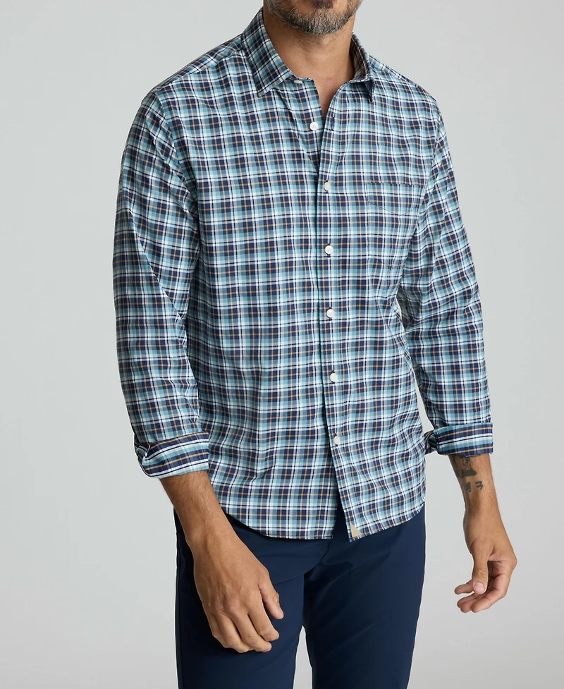 UNTUCKit Men's Slim Fit Wrinkle-Free Kaiser Button Up Shirt