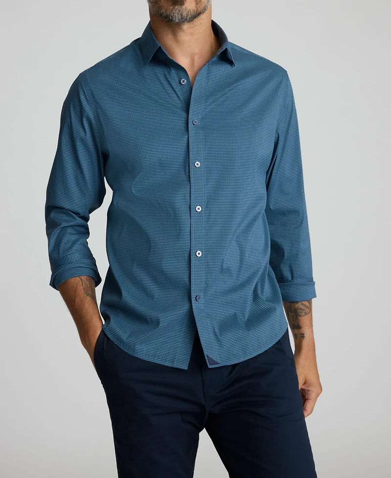 UNTUCKit Men's Slim Fit Wrinkle-Free Kleinwood Button Up Shirt