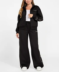 Guess Women's High Neck Full-Zip Sweatshirt