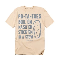 Logovision Men's Lord Of The Rings Taters T-Shirt