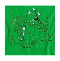 Logovision Men's Rugrats Reptar Destroys City T Shirt