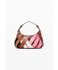 Desigual Women's Medium braided faux leather bag