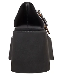 Coach Women's Tea Rose Platform Mary Janes
