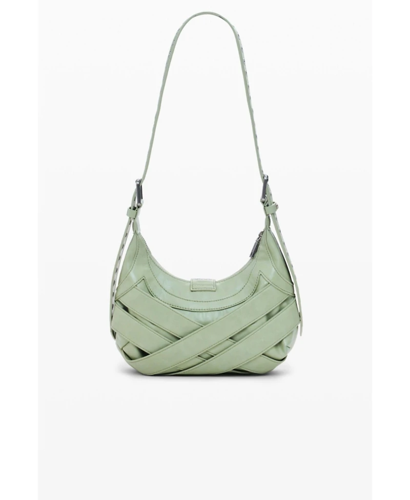 Desigual Women's Medium faux leather bag with buckles