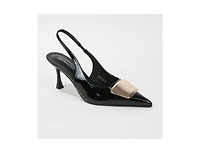 Berness Capri Slingback with Metal Accent