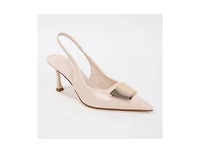 Berness Capri Slingback with Metal Accent