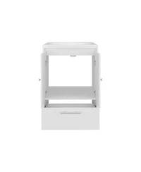 Olney Bathroom Vanity, 2 Doors, 1 Drawer, Black Wengue