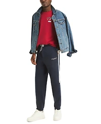 Nautica Men's Fleece Side Knit Tape Elasticated Hem Jogger