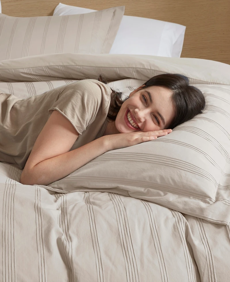 510 Design Logan Woven Striped 7-Pc. Comforter Set