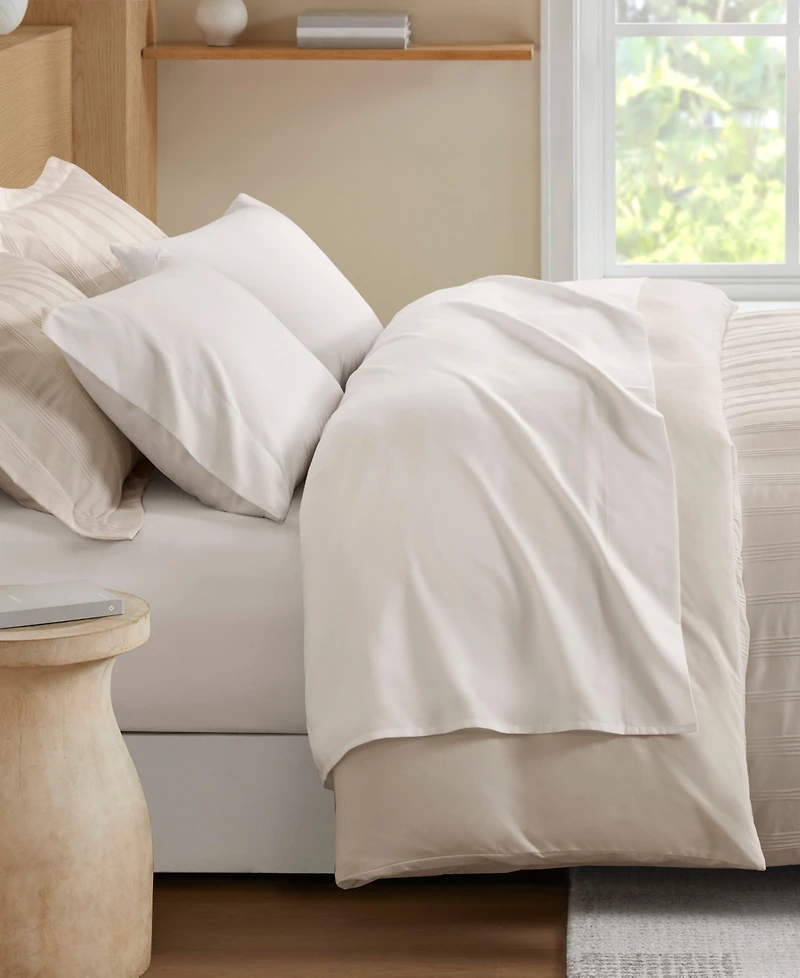 510 Design Logan Woven Striped 3-Pc. Duvet Cover Set, California King