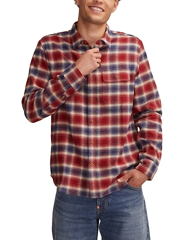 Lucky Brand Men's Cloud Soft Flannel Long Sleeve Shirt