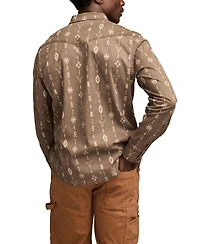 Lucky Brand Men's Long Sleeve Twill Wester Shirt