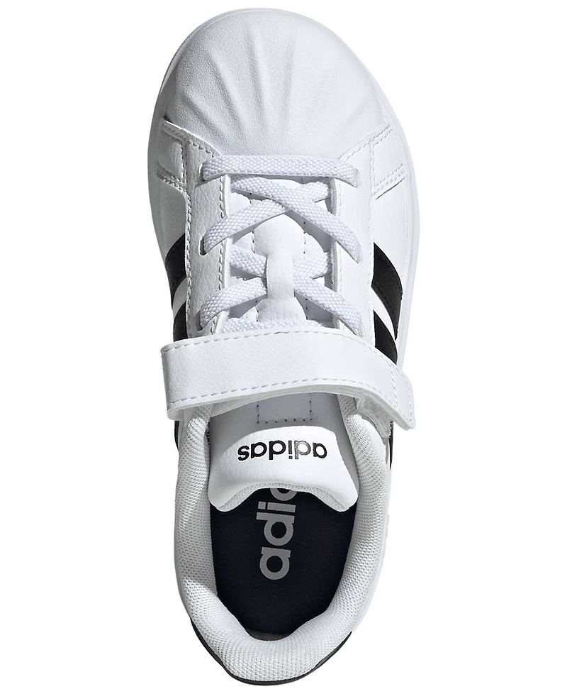 Adidas Little Kids Street Talk Elastic Lace Stay-Put Closure Casual Sneakers from Finish Line