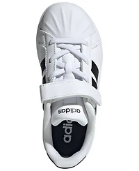 Adidas Little Kids Street Talk Elastic Lace Stay-Put Closure Casual Sneakers from Finish Line