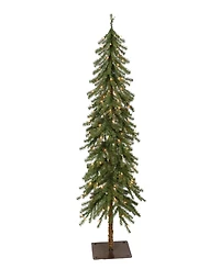 Puleo 4FT Pre-Lit Alpine Artificial Christmas Tree