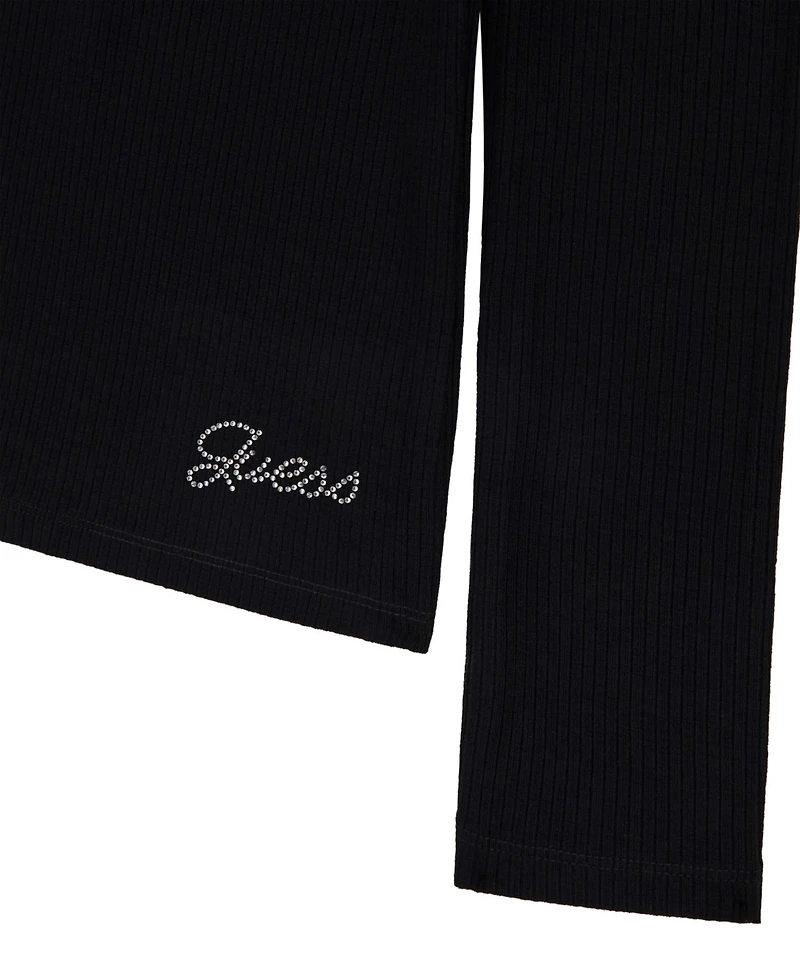 Guess Girls 7-16 Mini Me Style Stretch Rib Long Sleeve T-Shirt