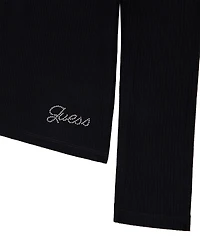 Guess Girls 7-16 Mini Me Style Stretch Rib Long Sleeve T-Shirt