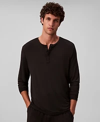 Calvin Klein Men's Henley Neck Sleep Top