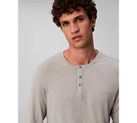 Calvin Klein Men's Henley Neck Sleep Top