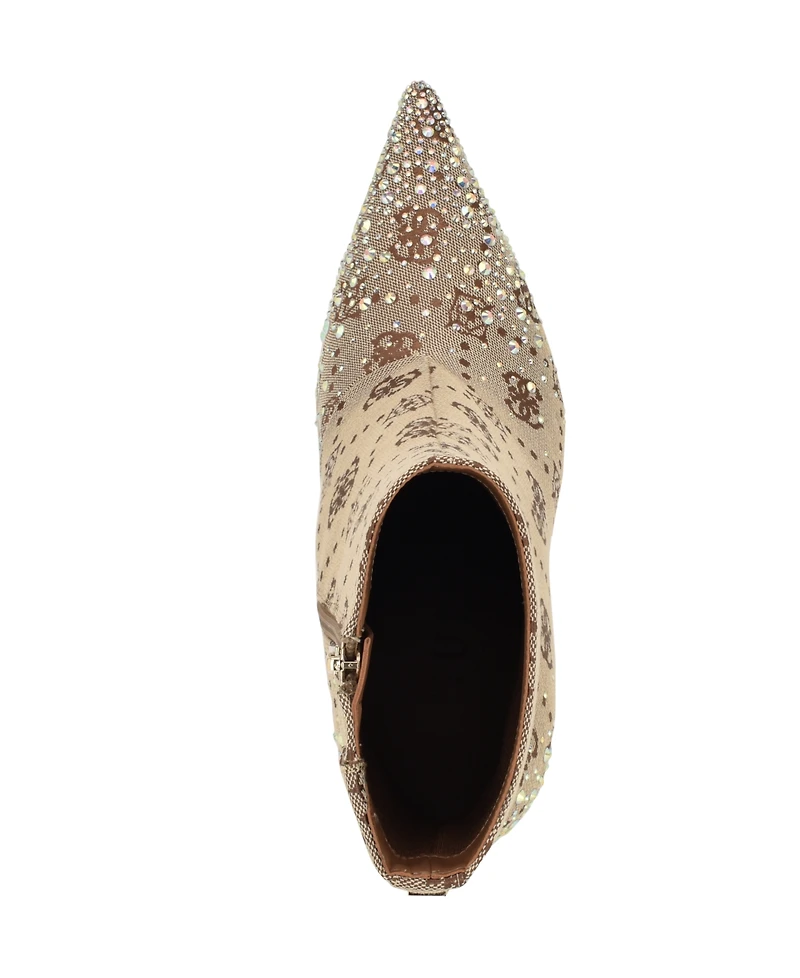 Guess Women's Gomoray Embellished Stiletto Booties
