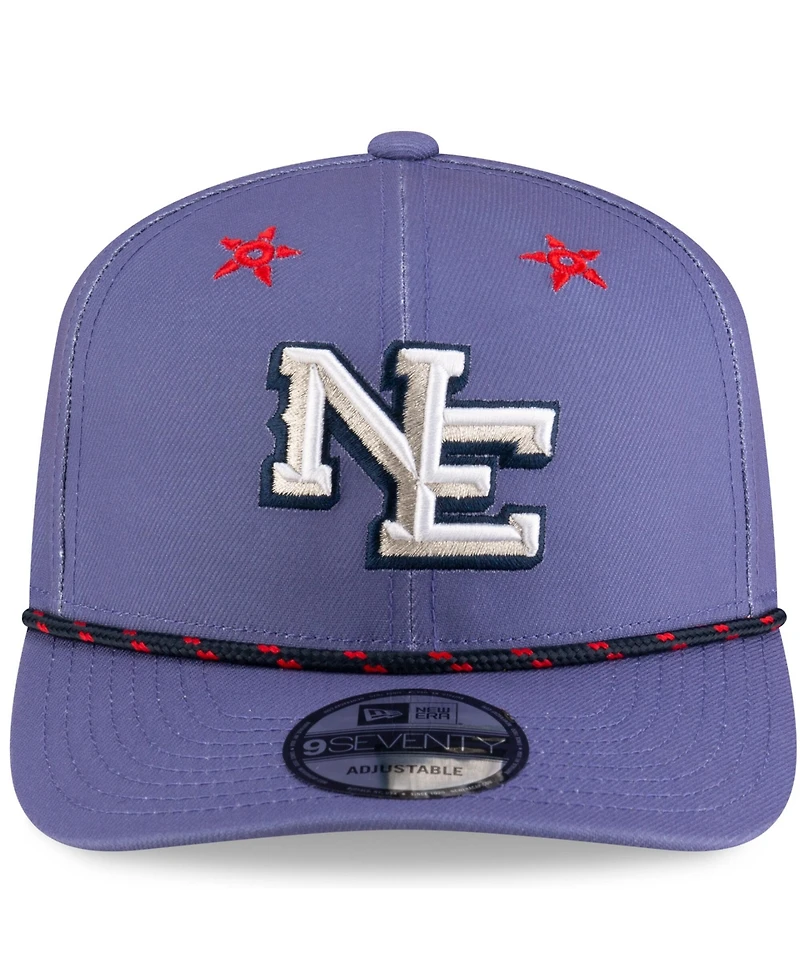 New Era Men's Blue New England Patriots 2025 Nfl Rivalries Sideline 9SEVENTY Adjustable Hat