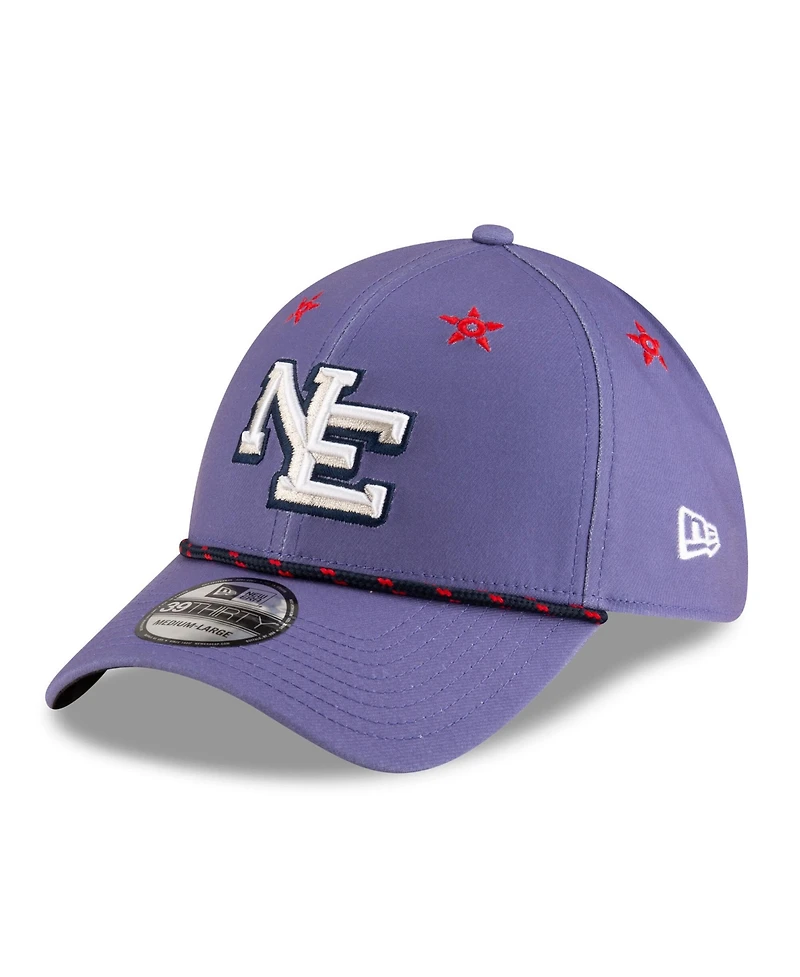 New Era Men's Blue England Patriots 2025 Nfl Rivalries Sideline 39THIRTY Flex Hat