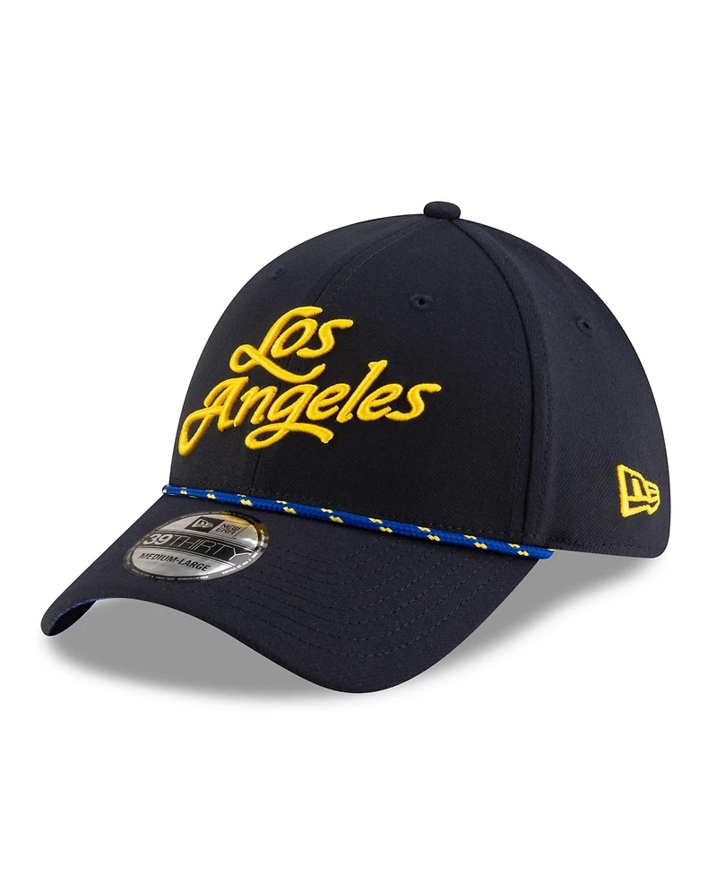 New Era Men's Navy Los Angeles Rams 2025 Nfl Rivalries Sideline 39THIRTY Flex Hat