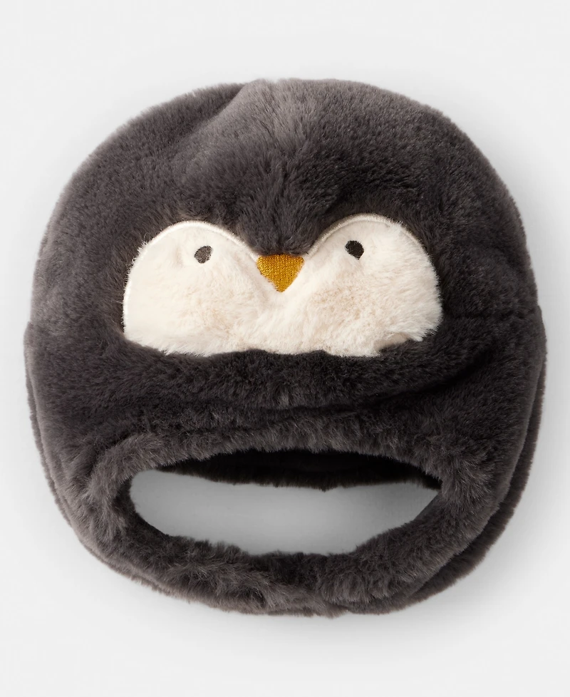 Carter's Baby Boys or Girls X-Mas Penguin Crochet Hat