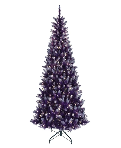 Puleo 6.5FT Pre-Lit Fashion Artificial Christmas Tree