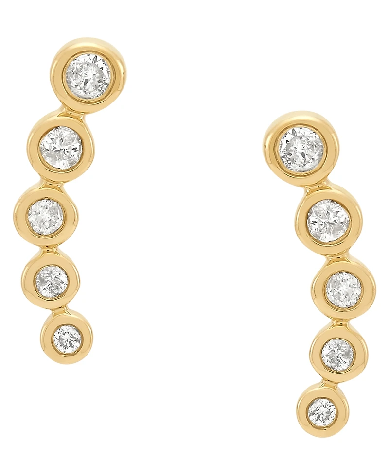 Macy's Diamond Stud Earrings (1/4 ct. t.w.) in 14K Yellow Gold