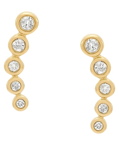 Macy's Diamond Stud Earrings (1/4 ct. t.w.) in 14K Yellow Gold