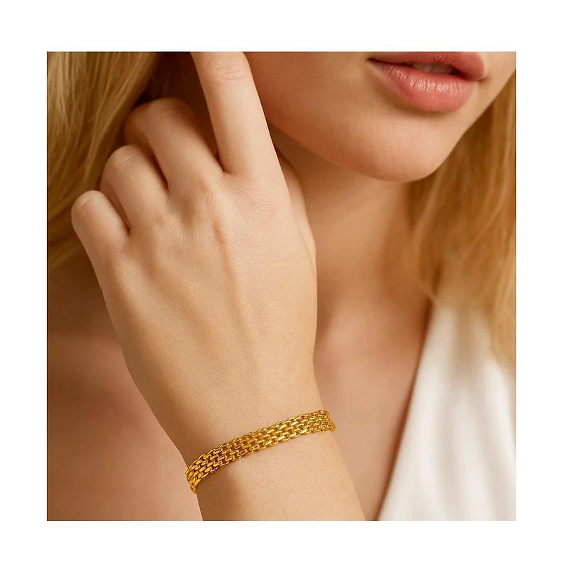 Elena Adjustable Stackable Link Bracelet