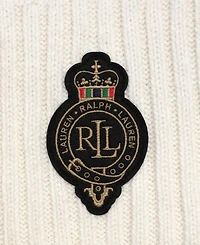 Lauren Ralph Cable Crest Patch Scarf
