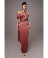 Jluxlabel Women's Celestina Draped Maxi Dress