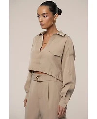 Jluxlabel Women's Boundless Belted Cargo Pants
