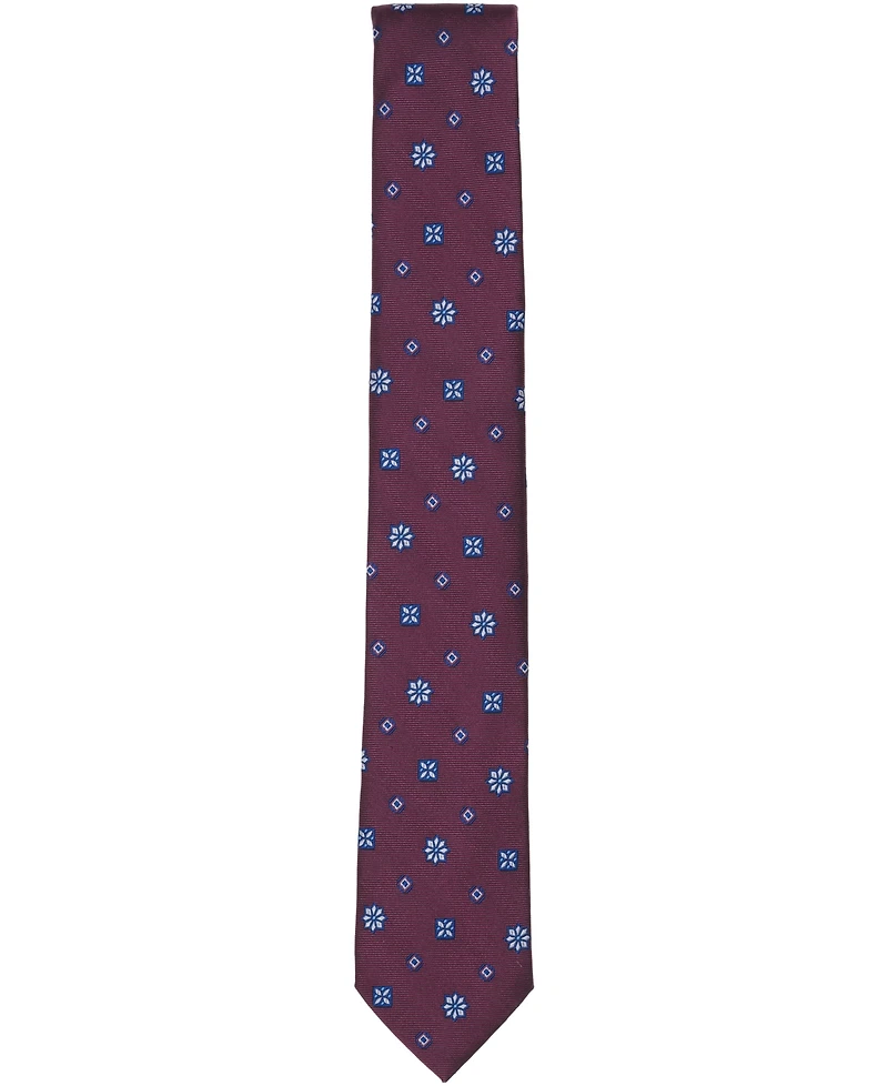 Bar Iii Men's Admiral Neat Floral Print Tie, Macy's Exclusive