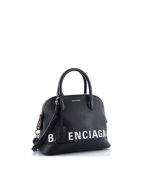Pre-Owned Balenciaga Small Logo Ville Bag Leather