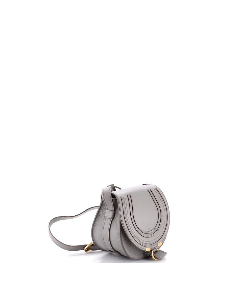 Pre-Owned Chloe Mini Marcie Crossbody Bag Leather