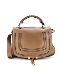 Pre-Owned Chloe Medium Marcie Top Handle Messenger Bag Leather