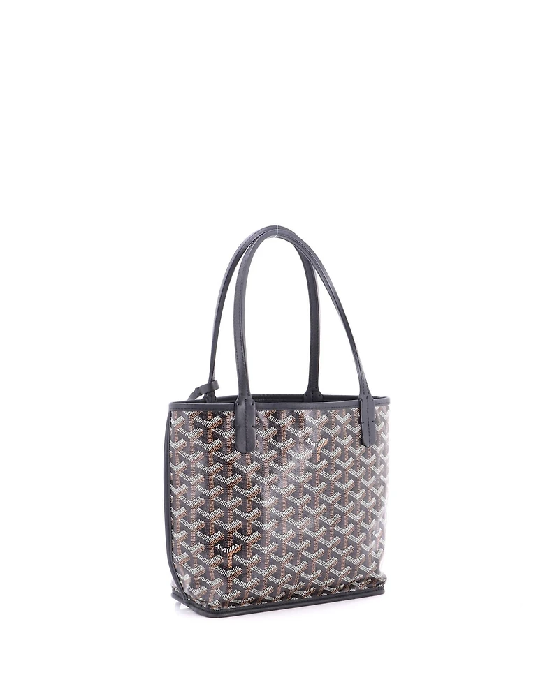 Pre-Owned Goyard Mini Anjou Reversible Tote Coated Canvas