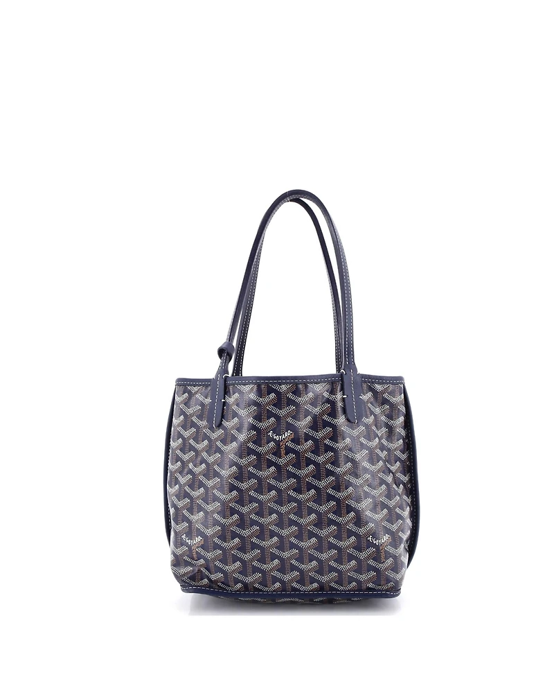 Pre-Owned Goyard Mini Anjou Reversible Tote Coated Canvas