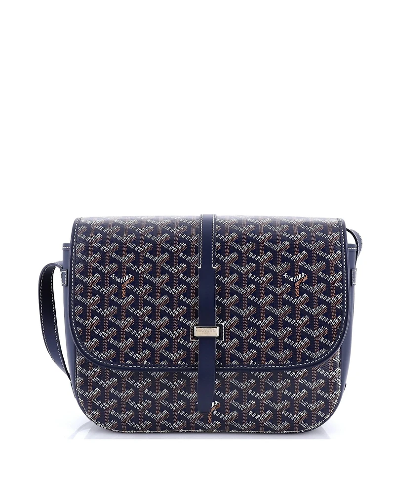 Pre-Owned Goyard Mm Belvedere Ii Messenger Bag Coated Canvas