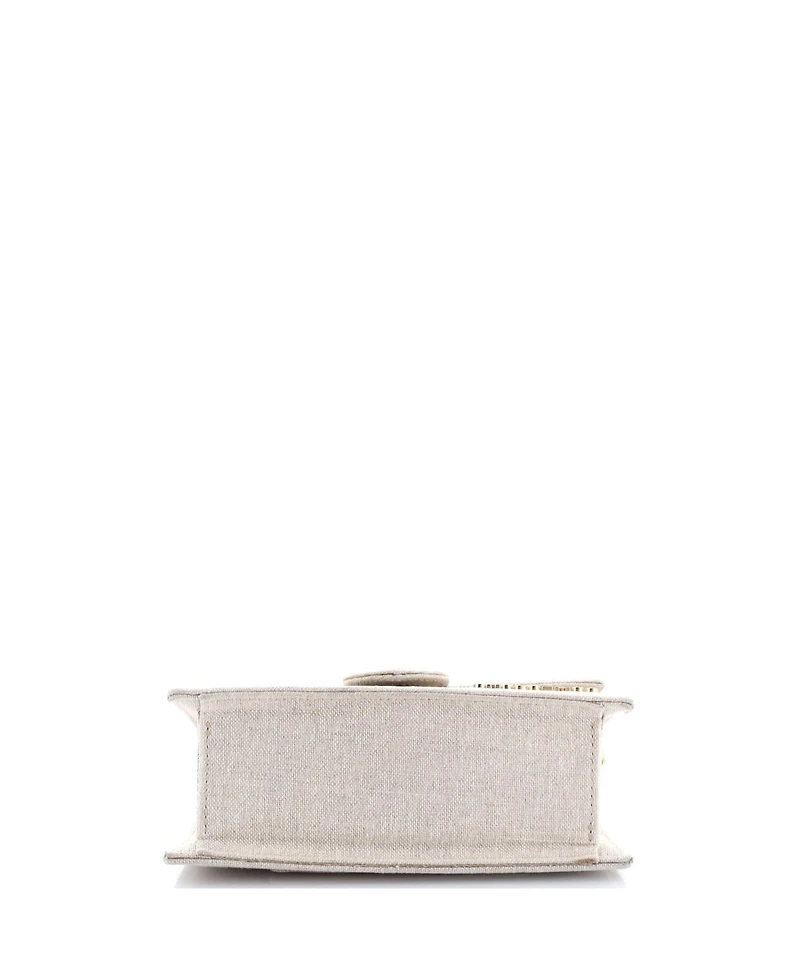 Pre-Owned Jacquemus Le Bambino Top Handle Flap Bag Canvas