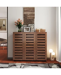 Streamdale Furniture 5-Tier Shoe Cabinet with Adjustable Shelves