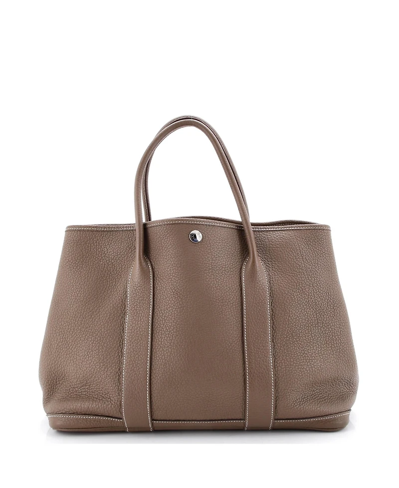 Pre-Owned Hermes 36 Garden Party Tote Leather