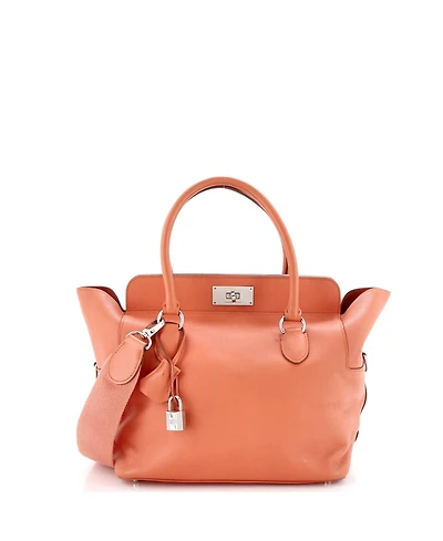 Pre-Owned Hermes 26 Toolbox Bag Evercolor