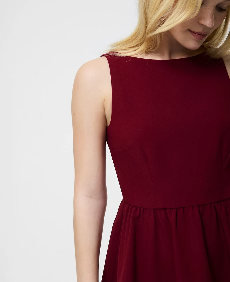 French Connection Women's Fit and Flare Low Back Mini Dress